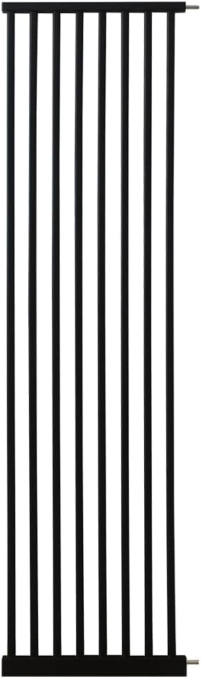 Lumizone Extra Tall Pet Gate 55.12" High Pressure Mounted 16.73" Wide Extension kit 1.37" Gap (Black, 55.12" H× 16.73" W, Extension)