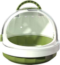 Guinea Pig Carrier Cage with Water Bottle, Portable Hamster Travel Carrier Carry Case for Small Pets, Gerbils, Mice, Dwarf Hamster (Green)
