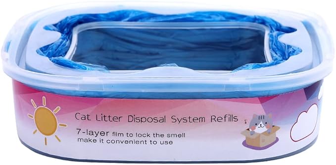 9 Pack Cat Litter Refills Bags Compatible with Your Genie Standard, Plus,and XL+ Litter Disposal Refill Cartridge