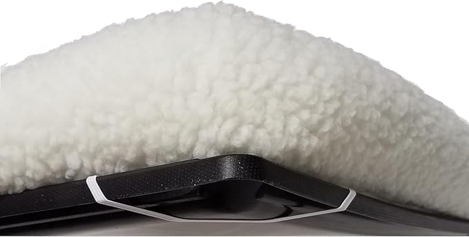 MidWest Homes for Pets QuietTime Giant Dog Bed – White Fleece Bolster, Ultra-Soft and Machine Washable, Fits 54-Inch Crates and Carriers, for XXL Breed Dogs