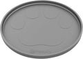 Dog Food Mat Round 10" - Raised Edges Dogs Mat for Food and Water Prevent Spill, Waterproof Cat Food Mats Protect Floors, Easy Clean Dog Bowl Mats for Food and Water, Silicone Pet Feeding Placemats
