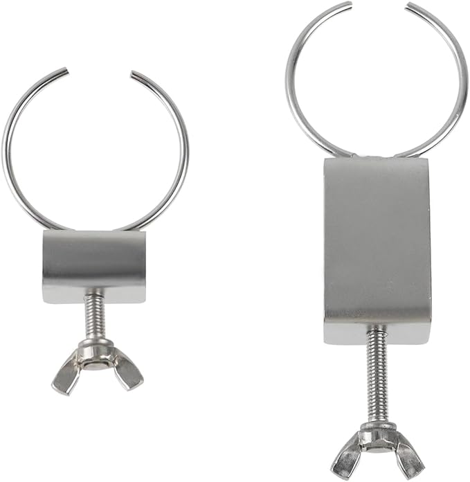 2 PCS Float Valve Special Fixing Clip 304 Stainless Steel, Automatic Water Level Control Valve for Fish Tanks and Aquariums