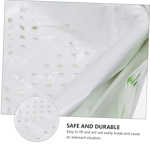 Mipcase 7pcs Cat Litter Filter Bags Design for Convenient Pet Waste Disposal White Litter Cleaning Supplies