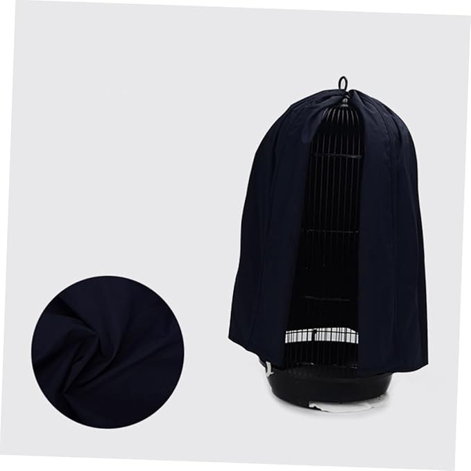 Creative Round Bird Cage Cover Lightweight Breathable Mesh Net for Parrots Easy to Install Air Circulation Fit for Various Cages