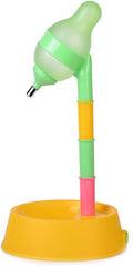 NACOCO Pet Standing Water Dispenser Cat Dog Standing Bowl with Detachable Pole Automatically Feeding Water Height Adjustable