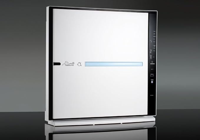 Rabbit Air, MinusA2 Air Purifiers for Home, Ultra Quiet HEPA Air Purifier - Wall Mountable Large Room Air Purifier - Stylish & Efficient - (SPA-780A, White, Pet Allergy)