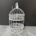 Iron Bird Cage for Wedding Decor and Flower Cage Decor Perfect Props for Hanging Flower Frames Indoor and Outdoor Decoration at Wedding Parties (White)