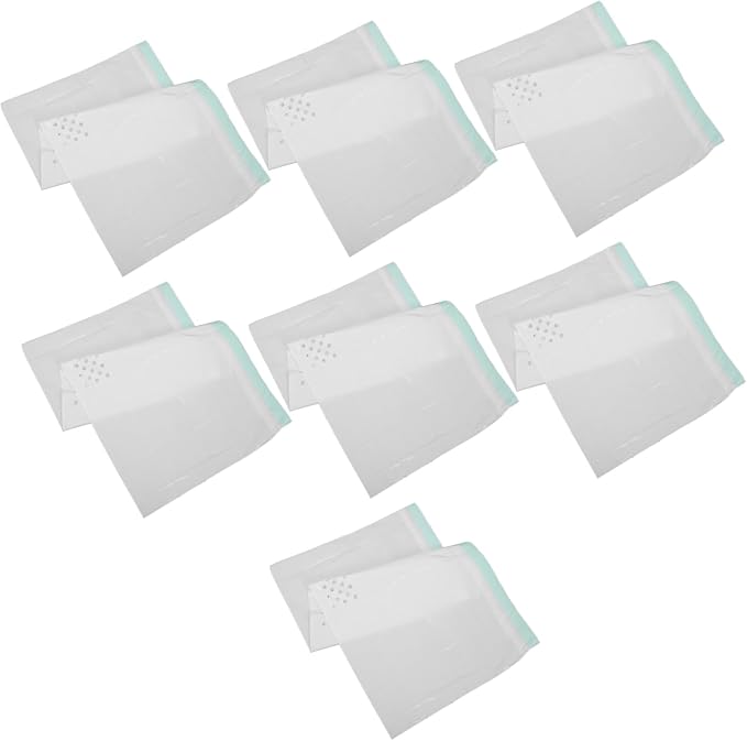 7Pcs Cat Litter Filter Bags Easy Pick Up Litter Cleaning Supplies with Hidden Pull Strap Design White for Hassle Cat Waste Disposal