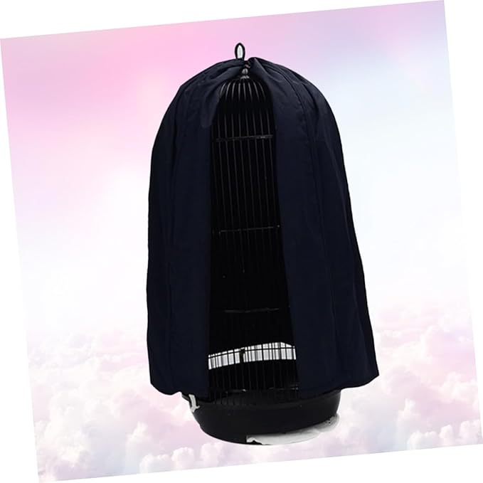 Creative Round Bird Cage Cover Lightweight Breathable Mesh Net for Parrots Easy to Install Air Circulation Fit for Various Cages