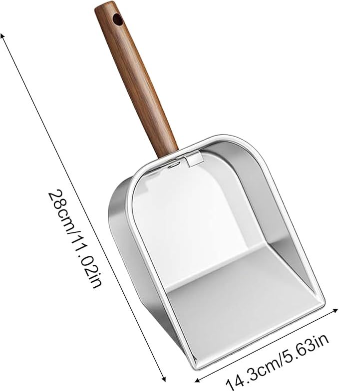 Wooden Cat Litter Scoop, Kitten Poop Shovel, 5.63x11.02 Inches Shovel with Deep Design, Durable Pet Tool, Hygiene Accessory with Ergonomic Handle, Litter Scoop for Apartment Home