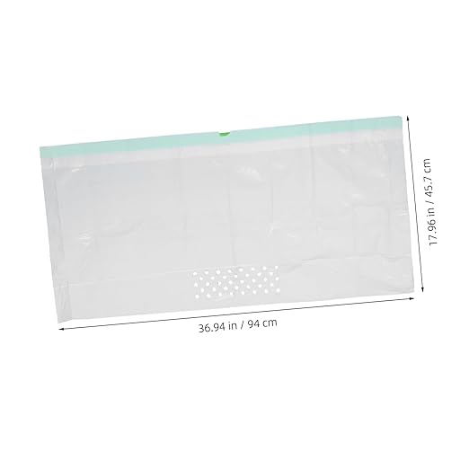 Mipcase 7pcs Cat Litter Filter Bags for Easy Cleanup Design Automatic Closing Feature for Cat Litter Boxes White