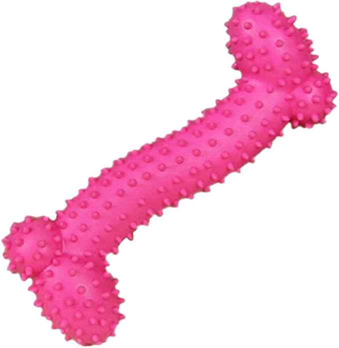 Pet Chew Toys,Resistant to Bite Bone Pet Dog Puppy Molar Thorn Chew Toy for Teeth Training