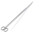 AAProTools Fish Aquarium Cleaner Kelly Scissors Curved 18" Extra Long Handle Sharp/Sharp Stainless Steel Instruments