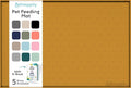 Dog Food Mat - 24x15 Raised Edges Dogs Mat for Food and Water Prevent Spill, Waterproof Cat Food Mats Protect Floors, Easy Clean Dog Bowl Mats for Food and Water, Silicone Pet Feeding Placemats