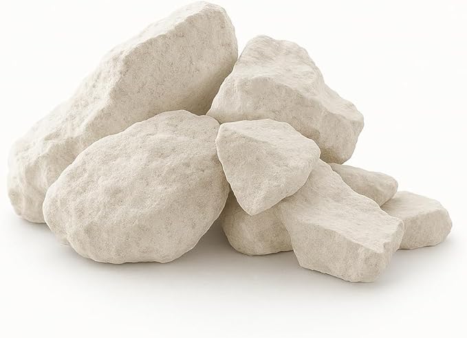 SunGrow Shrimp Rocks for Aquarium, 4-oz. Calcium Stones for Freshwater Aquarium Calcium Rocks for Snails, Recreate Shrimp Habitat, Feeder Discs for Crabs & Crayfish, Snail Tank Accessories