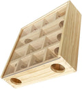POPETPOP Wooden Hamster Maze Interactive Household for Pets Multi Design for Hamsters Chinchillas and Mice Dimensions Fun Pet Accessory