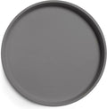DogBuddy Dog Food Mat - Waterproof Dog Bowl Mat, Silicone Pet Mat for Food and Water Bowls, Nonslip Pet Feeding Mat with Edges, Dogs Food Mats for Floors, Puppy Supplies (XS, Gray)