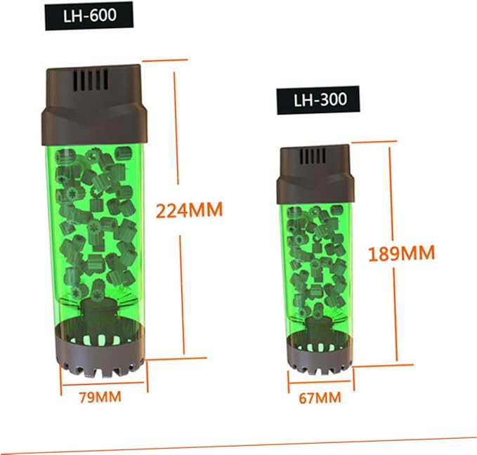 Fluidized Aquarium Cleaning Tool for Fish Tank Water Efficient Water Filtration System Easy to Install Suitable for Tanks and -Shaped Aquariums