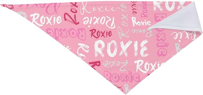 Custom Pet Scarf Personalized Dog Bandana with Name Personalized Add Your Text Bibs Triangle Head Scarfs Gift for Small Medium Large Dogs Cats Baby Puppy Pets Accessories