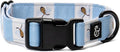 Lucy & Co. Bumbling Around Dog Collar, Adjustable Durable Dog Collar with Cute Print, Small