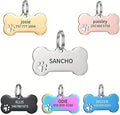 Engraved Tags Personalized for Pets, BUGMKCS Customized Pet Supplies with Name & Number, Hollow Cute Cat/Dog Id Tag Personalized, Gifts for Large/Small Dogs/Puppy, Stainless Steel Pet Accessories
