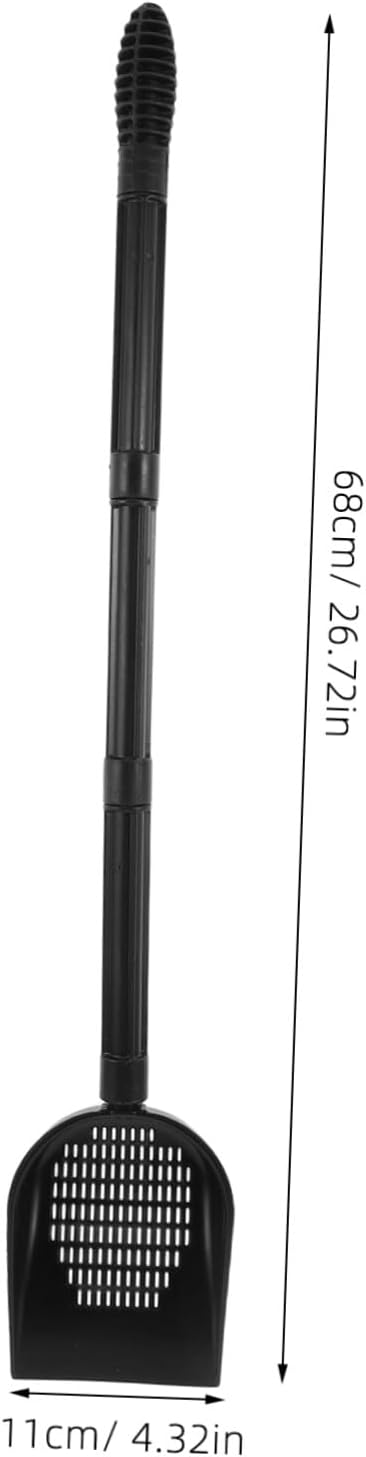 Aquarium Sand Shovel with Detachable Long Handle for Fish Tank Cleaning Nondamaging Gravel Scoop for All Aquarium Safe Scrubber Tool for Fish Tanks and Lizard Habitats