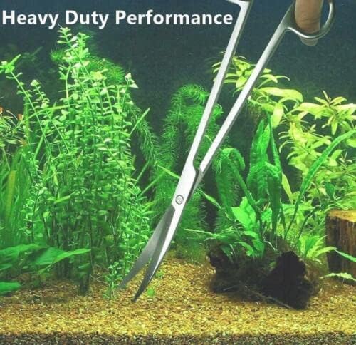 A2Z-Aquascaping Maintenance Tools Accessories,Anti-Rust Stainless Steel Tweezers Scissors Spatula for Aquarium Tank Clean, Fish Tank, Bonsai, Algae Scrapers (Set of 5 Pcs in A Case)