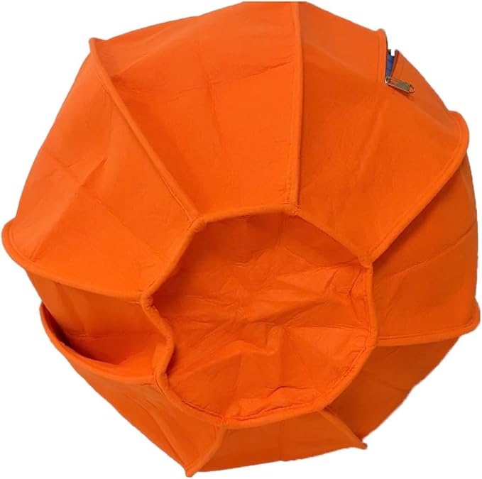 Herding Ball for Dogs, Dual Layered Herding Dog Ball Set for Australian Shepherd, Cattle, Collie, for Dog, Agility Equipment- Free Training Book (Orange, 12 inch)