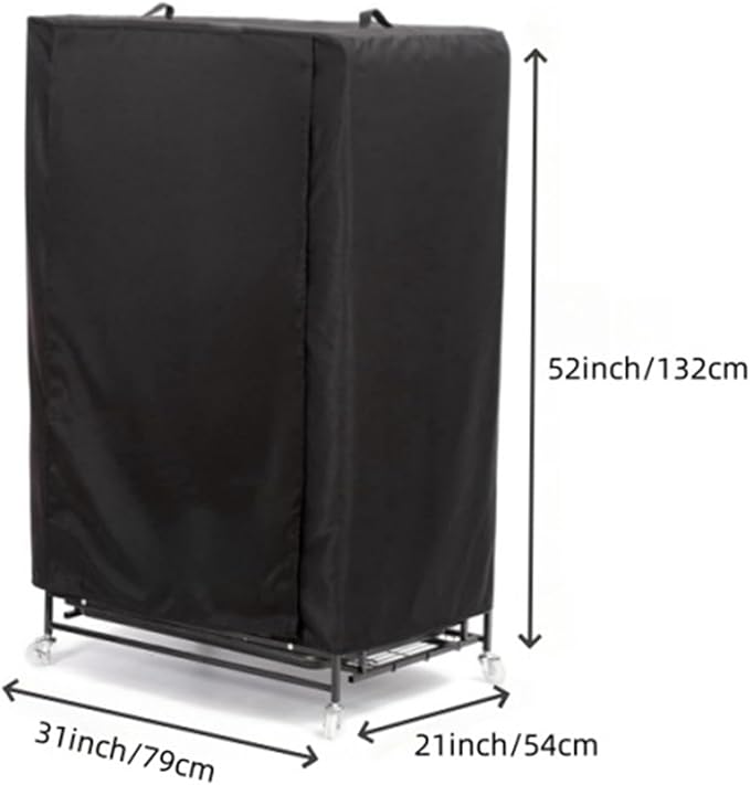 Bird Cage Covers for Night - 66x48x102cm Ventilated Budgies Barrier Enclosure Drape | Waterproof Nighttime Parakeet Parrot Cockatiel Shielding Tapestry, Darkening Aviary Privacy Protection Panel