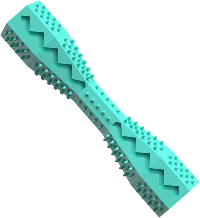 Dog Chew Toy Rubber for Aggressive Chewers Promotes Teeth Health Interactive Pet Teeth Toy Pet Enrichment