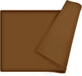 Dog Food Mat,Silicone Waterproof Food Tray,Non Slip Pet Bowl Mats Placemat,0.6" Raised Edge,Suitable for Most Small and Medium Sized Pets,24" x 16"