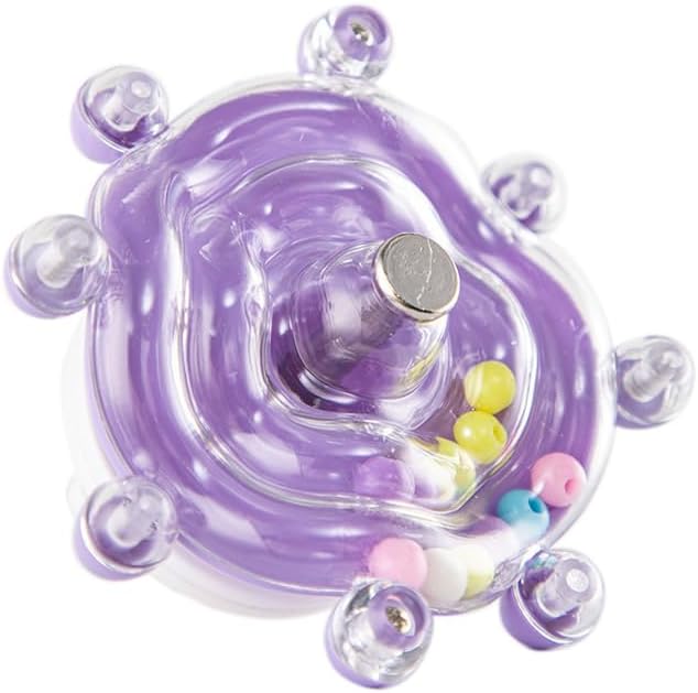 Lovebird Toys, Parakeet Toys for Conures, Small Bird Interactive Training Parrot Cage Bird Accessories, Budgie Toys, Cockatiel Toys,Conure Toys,Small Educational Fun Toy for Parakeets(Purple)