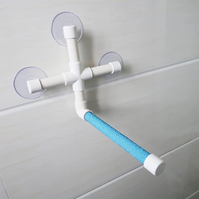 Bird Shower Perch with Suction Cup, Parrot Window Perch Stand, Parakeet Bath Wall Rack for Parrot Parakeet Conure Cockatiel