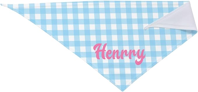 Custom Pet Scarf Personalized Dog Bandana with Name Personalized Add Your Text Bibs Triangle Head Scarfs Gift for Small Medium Large Dogs Cats Baby Puppy Pets Accessories