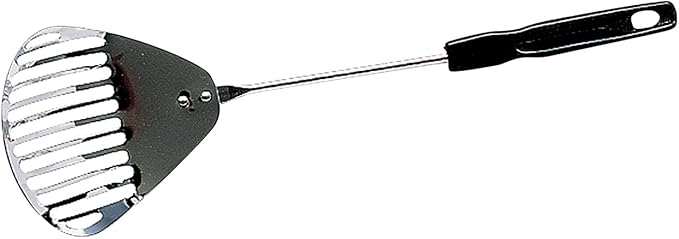SPOT Chrome Litter Scoop with Long Plastic Handle for Cats, 12-Inch, 4.5" x 4.75" x 3"