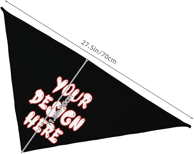Custom Dog Bandana for Cat Dog Pet Add Your Design Personalized Neckwear Bandanas with Your Text Logo Image Customized Pet Scarf Funny Gifts Style 10
