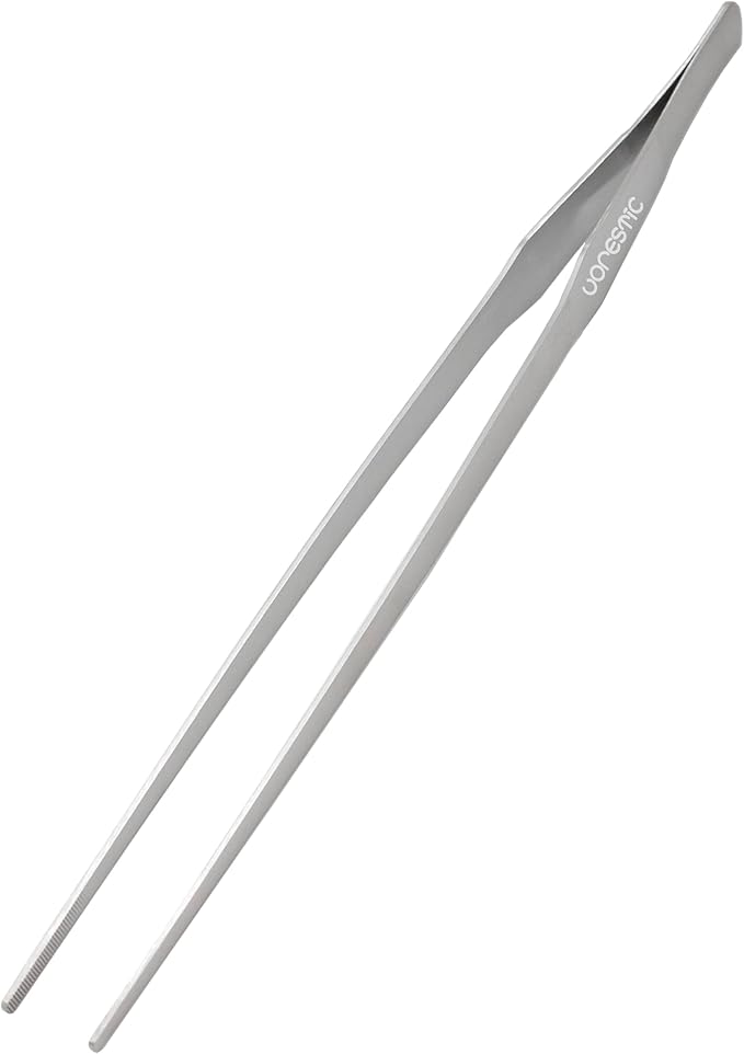 VORESTIC Straight Aquarium Tweezers 15 Inch, Stainless Steel Long Tweezers for Fish Tank Planting, Aquascaping, Aquarium Plant Care, Terrarium Tool and Long Fish Tank Planting Tongs