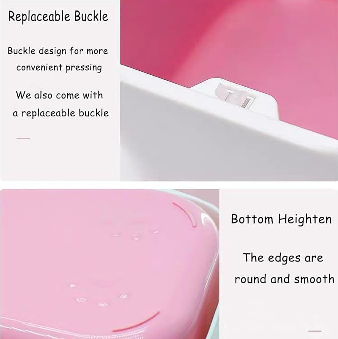 Cat Litter Trash Can Mini Countertop Trash Can with Press Type Lid Cat Poop Trash Can Includes 60 Refill Bags