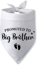 Promoted to Big Brother Pregnancy Announcement Dog Bandana Baby Announcement Photo Props Dog Scarf Accessories Big Brother Bandana for Dogs