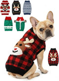 Dog Christmas Sweater, Soft Warm Pet Clothes Coat for Small Medium Large Dogs and Cats Boy Girl, Fall Cozy Holiday Turtleneck Knitting Collar Pullover Pup Outfit Costume for Thanksgiving New Year