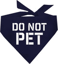 Do Not Pet Dog Bandana (Navy, OS 157)