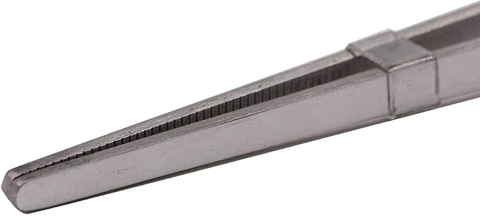 Extra Long Tweezers 18.9 Inch - FEITA Stainless Steel Straight Tweezer Tongs for Aquarium Fish Tank Plants