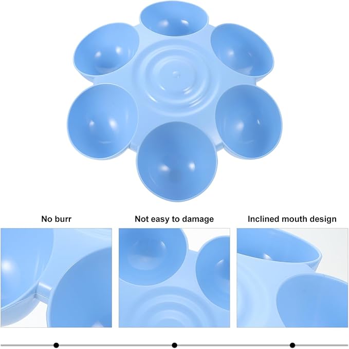 Multipurpose Pet Feeding Bowl with Flower Shape Design for Cats and Dogs Durable Food and Water Dish Easy to Clean 14.17 X 14.17 X 3.54 Inches