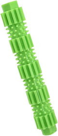 oAtm0eBcl Pet Dog Chew Toy, TPR Rubber Stick Puppy Chewy Toy for Aggressive Chewer, Teeth Cleaning & Slowing Feeding Toy for Dogs Green L