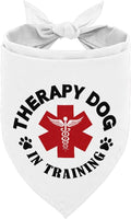 Dog Bandana, Therapy Dog Please Pet Me with, Dogs Scarf Classical Printing, Dogs Scarf Accessories, Doggy Kerchief Pet Kerchief, Christmas Birthday Thanksgiving Doggy Gift A08