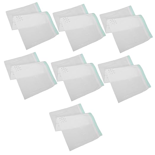 7pcs Cat Litter Filter Bags Easy to Use Pet Waste Pick-up Supplies for Litter Box Sturdy Material White Dimensions