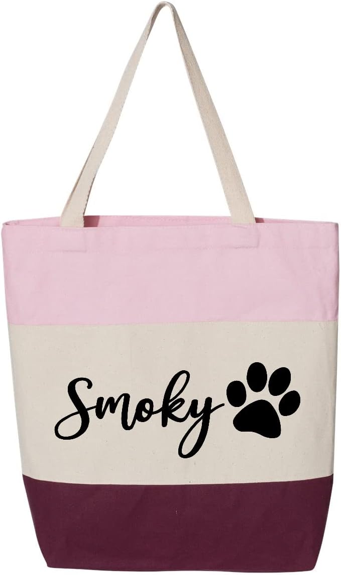 Custom Dog Tote Bag Personalized Dog Mom Gift Dog Toys Totes Pet Gift Custom Pet Bag Gift For Dog Mom Dog Lover Bag