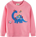 Toddler Baby Girls Cotton Sweater, Long Sleeve Crewneck Sweatshirt Pullover Kids Warm Clothing for Fall Winter