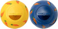 Niteangel Treat Ball, Snack Ball for Guinea Pigs, Rabbits, Hedgehogs and Other Small Pets (Small, Yellow & Blue)
