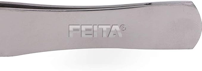 Extra Long Tweezers 18.9 Inch - FEITA Stainless Steel Curved Tip Tweezer Tongs for Aquarium Fish Tank Plants